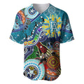 Custom NAIDOC Week 2024 Port Adelaide Power Baseball Jersey Australia Aboriginal Dot Painting