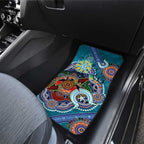 Custom NAIDOC Week 2024 Port Adelaide Power Car Mats Australia Aboriginal Dot Painting