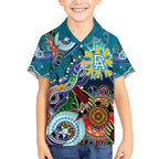 Custom NAIDOC Week 2024 Port Adelaide Power Hawaiian Shirt Australia Aboriginal Dot Painting