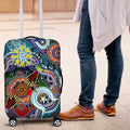 Custom NAIDOC Week 2024 Port Adelaide Power Luggage Cover Australia Aboriginal Dot Painting