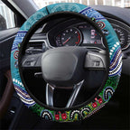 NAIDOC Week 2024 Port Adelaide Power Steering Wheel Cover Australia Aboriginal Dot Painting