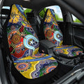 Custom NAIDOC Week 2024 Richmond Tiger Car Seat Cover Australia Aboriginal Dot Painting