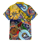 Custom NAIDOC Week 2024 Richmond Tiger Family Matching Mermaid Dress and Hawaiian Shirt Australia Aboriginal Dot Painting