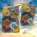 Custom NAIDOC Week 2024 Richmond Tiger Garden Flag Australia Aboriginal Dot Painting