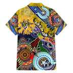 Custom NAIDOC Week 2024 Richmond Tiger Hawaiian Shirt Australia Aboriginal Dot Painting