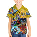 Custom NAIDOC Week 2024 Richmond Tiger Hawaiian Shirt Australia Aboriginal Dot Painting