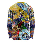 Custom NAIDOC Week 2024 Richmond Tiger Long Sleeve Shirt Australia Aboriginal Dot Painting