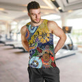 Custom NAIDOC Week 2024 Richmond Tiger Men Tank Top Australia Aboriginal Dot Painting