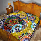 Custom NAIDOC Week 2024 Richmond Tiger Quilt Australia Aboriginal Dot Painting