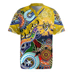 Custom NAIDOC Week 2024 Richmond Tiger Rugby Jersey Australia Aboriginal Dot Painting