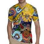 Custom NAIDOC Week 2024 Richmond Tiger Rugby Jersey Australia Aboriginal Dot Painting