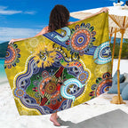 Custom NAIDOC Week 2024 Richmond Tiger Sarong Australia Aboriginal Dot Painting