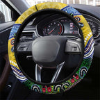 NAIDOC Week 2024 Richmond Tiger Steering Wheel Cover Australia Aboriginal Dot Painting