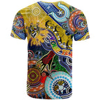 Custom NAIDOC Week 2024 Richmond Tiger T Shirt Australia Aboriginal Dot Painting