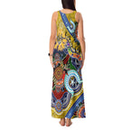 Custom NAIDOC Week 2024 Richmond Tiger Tank Maxi Dress Australia Aboriginal Dot Painting