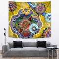 Custom NAIDOC Week 2024 Richmond Tiger Tapestry Australia Aboriginal Dot Painting