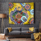 Custom NAIDOC Week 2024 Richmond Tiger Tapestry Australia Aboriginal Dot Painting
