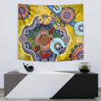 Custom NAIDOC Week 2024 Richmond Tiger Tapestry Australia Aboriginal Dot Painting