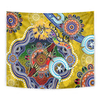 Custom NAIDOC Week 2024 Richmond Tiger Tapestry Australia Aboriginal Dot Painting