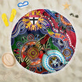 Custom NAIDOC Week 2024 St Kilda Saints Beach Blanket Australia Aboriginal Dot Painting