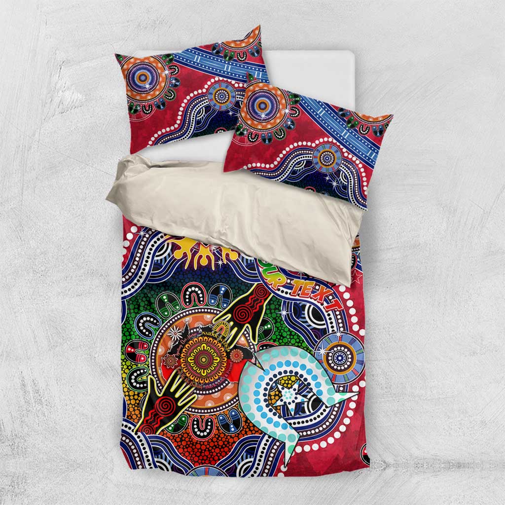 Custom NAIDOC Week 2024 St Kilda Saints Bedding Set Australia Aboriginal Dot Painting