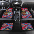 Custom NAIDOC Week 2024 St Kilda Saints Car Mats Australia Aboriginal Dot Painting