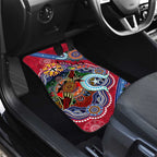 Custom NAIDOC Week 2024 St Kilda Saints Car Mats Australia Aboriginal Dot Painting