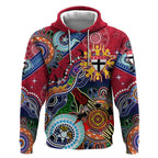 Custom NAIDOC Week 2024 St Kilda Saints Hoodie Australia Aboriginal Dot Painting