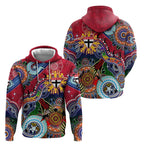 Custom NAIDOC Week 2024 St Kilda Saints Hoodie Australia Aboriginal Dot Painting