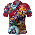 Custom NAIDOC Week 2024 St Kilda Saints Polo Shirt Australia Aboriginal Dot Painting