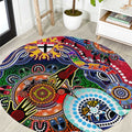 Custom NAIDOC Week 2024 St Kilda Saints Round Carpet Australia Aboriginal Dot Painting