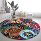 Custom NAIDOC Week 2024 St Kilda Saints Round Carpet Australia Aboriginal Dot Painting
