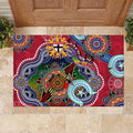 Custom NAIDOC Week 2024 St Kilda Saints Rubber Doormat Australia Aboriginal Dot Painting