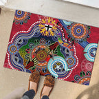 Custom NAIDOC Week 2024 St Kilda Saints Rubber Doormat Australia Aboriginal Dot Painting