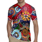 Custom NAIDOC Week 2024 St Kilda Saints Rugby Jersey Australia Aboriginal Dot Painting
