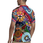 Custom NAIDOC Week 2024 St Kilda Saints Rugby Jersey Australia Aboriginal Dot Painting