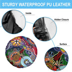 Custom NAIDOC Week 2024 St Kilda Saints Spare Tire Cover Australia Aboriginal Dot Painting