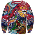 Custom NAIDOC Week 2024 St Kilda Saints Sweatshirt Australia Aboriginal Dot Painting