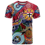 Custom NAIDOC Week 2024 St Kilda Saints T Shirt Australia Aboriginal Dot Painting