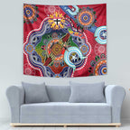 Custom NAIDOC Week 2024 St Kilda Saints Tapestry Australia Aboriginal Dot Painting