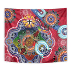 Custom NAIDOC Week 2024 St Kilda Saints Tapestry Australia Aboriginal Dot Painting