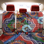 Custom NAIDOC Week 2024 Sydney Swans Back Car Seat Cover Australia Aboriginal Dot Painting