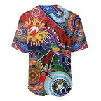 Custom NAIDOC Week 2024 Sydney Swans Baseball Jersey Australia Aboriginal Dot Painting