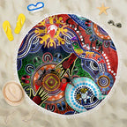 Custom NAIDOC Week 2024 Sydney Swans Beach Blanket Australia Aboriginal Dot Painting
