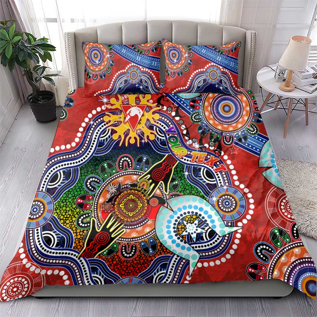 Custom NAIDOC Week 2024 Sydney Swans Bedding Set Australia Aboriginal Dot Painting