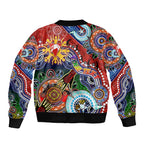 Custom NAIDOC Week 2024 Sydney Swans Bomber Jacket Australia Aboriginal Dot Painting
