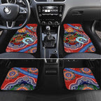 Custom NAIDOC Week 2024 Sydney Swans Car Mats Australia Aboriginal Dot Painting