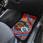Custom NAIDOC Week 2024 Sydney Swans Car Mats Australia Aboriginal Dot Painting