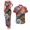 Custom NAIDOC Week 2024 Sydney Swans Couples Matching Tank Maxi Dress and Hawaiian Shirt Australia Aboriginal Dot Painting