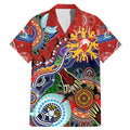 Custom NAIDOC Week 2024 Sydney Swans Family Matching Mermaid Dress and Hawaiian Shirt Australia Aboriginal Dot Painting